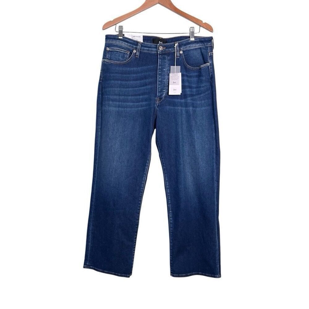 3X1 SABINA GIRLFRIEND JEANS SIZE 30 MID RISE CROPPED BOYFRIEND FIT NEW WITH TAGS